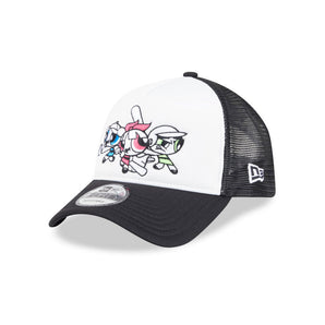 Sapca New Era 9FORTY A-Frame Trucker The Powerpuff Girls Reglabilă Albă