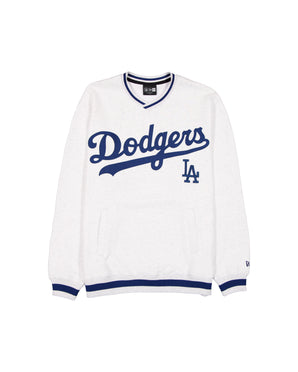 Bluză New Era Varsity V-Neck Crew La Dodgers Gri