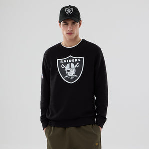 Bluză New Era Nfl Crew Neck La Raiders Neagră