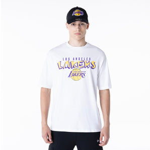 Tricou Newera Nba Grphc Os Tee Loslak Whi