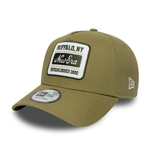 Sapca New Era Oval Patch Linen E-Frame Reglabilă Verde