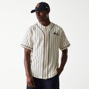 Tricou New Era Pinstripe Jersey Alb