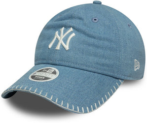 Sapca femei Denim Stitch 9Twenty New York Yankees New Era