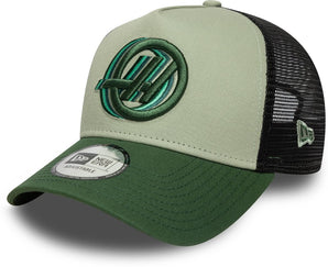 Șapcă New Era 9FORTY A-frame Trucker Haas Formula 1 Reglabilă Verde