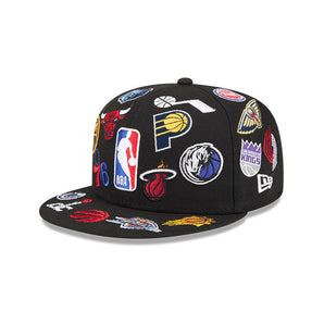 Sapca New Era 59FIFTY All Over NBA Fixă Neagră