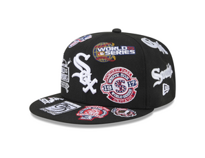 Șapcă New Era 59FIFTY All Over Chicago White Sox Fixă Neagră
