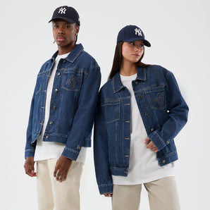 Geaca New Era Script Denim Jacket