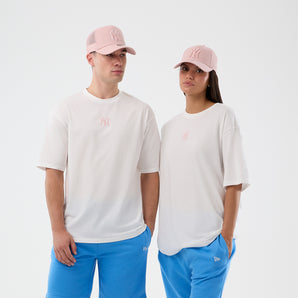 Tricou New Era MLB Midi League Oversize New York Yankees Alb