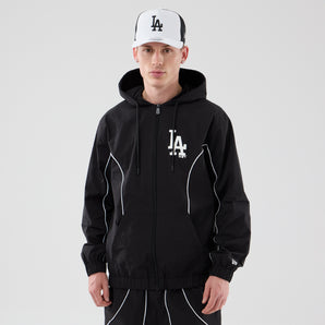 Geacă New Era Mlb Piping Track La Dodgers Neagră