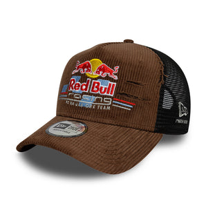 Șapcă New Era 9Forty Distressed Cord Red Bull F1 Reglabilă Maro