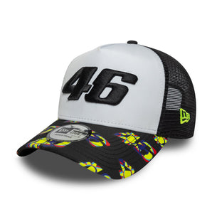 Șapcă New Era 9Forty Print Visor E-Frame Vr46 Reglabilă Neagră