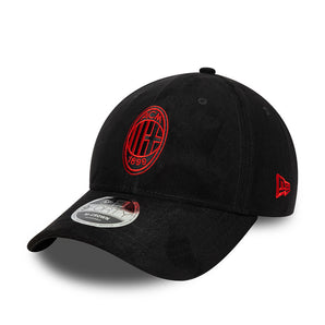 Șapcă New Era 9Forty M-Crown Faux Suede Ac Milan Reglabilă Neagră