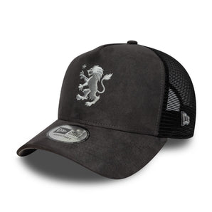 Șapcă New Era 9Forty Trucker Faux Suede E-Frame Aston Villa Reglabilă Gri