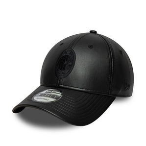 Șapcă New Era 9Forty Faux Leather Ac Milan Reglabilă Neagră