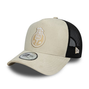 Șapcă New Era 9Forty Trucker Faux Suede Fc Porto Reglabilă Bej