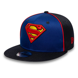Șapcă New Era 9Fifty Copii Dc Comics Piping Superman Reglabilă Albastră