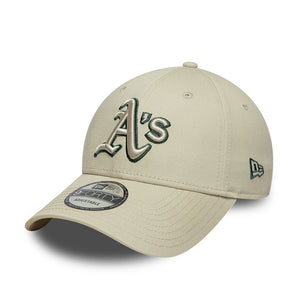 Șapcă New Era 9Forty Team Outline Oakland Athletics Reglabilă Bej