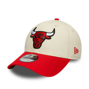 Șapcă New Era 9Forty Nba Colourblock Chicago Bulls Reglabilă Bej