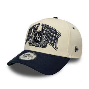Șapcă New Era 9Forty A-Frame Wordmark Suede E-Frame Ny Yankees Reglabilă Bej