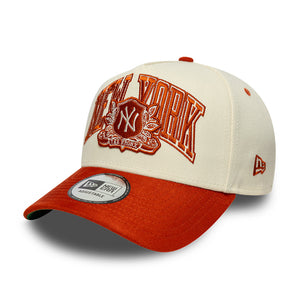Șapcă New Era 9Forty A-Frame Wordmark Suede E-Frame Ny Yankees Reglabilă Bej