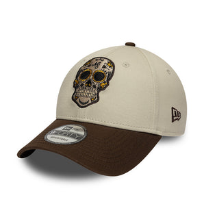 Șapcă New Era 9Forty Ne Skull New Era Reglabilă Bej