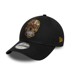 Șapcă New Era 9Forty Ne Skull New Era Reglabilă Neagră