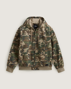 Geacă Vans Eli Workwear Canvas Full Zip Verde