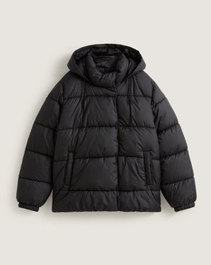 Geacă Vans Hillgate Regular Length Puffer Neagră