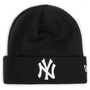 ACCESORII BARBATI NEW ERA Caciula MLB Essential Cuff Knit New York Yankees Negru - vgeneration.ro