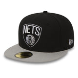 ACCESORII BARBATI NEW ERA Sapca 59Fifty NBA Basic Brooklyn Nets Negru - vgeneration.ro