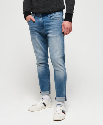 IMBRACAMINTE BARBATI SUPERDRY Pantaloni Tyler Slim Albastru - vgeneration.ro