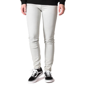 FEMEI VANS Pantaloni Skinny Fit Winter Bleach Alb - vgeneration.ro