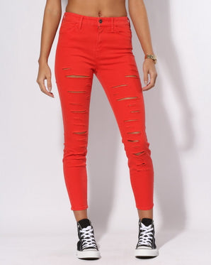 Pantaloni rupti High Rise VANS