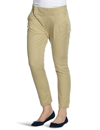 FEMEI VANS Pantaloni Pretty In Pleats Bej - vgeneration.ro