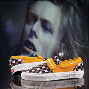 INCALTAMINTE FEMEI, BARBATI VANS Slip-On David Bowie X Vanstenisi Slip-On 47 V (Db) Hunky - Checkerboard Multicolor - vgeneration.ro