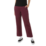 IMBRACAMINTE FEMEI VANS Pantaloni Authentic Chino Dama Burgundy - vgeneration.ro