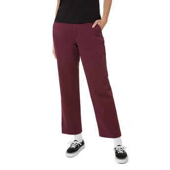 IMBRACAMINTE FEMEI VANS Pantaloni Authentic Chino Dama Burgundy - vgeneration.ro