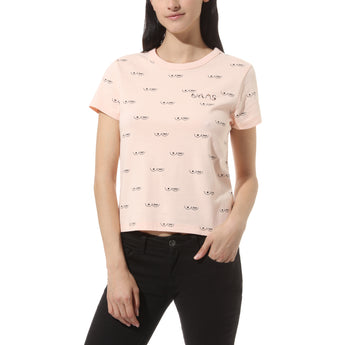 IMBRACAMINTE FEMEI VANS Tricou Bca (Breast Cancer Awareness) Bej - vgeneration.ro