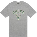 IMBRACAMINTE BARBATI NEW ERA Tricou Team Logo Tee Milwaukee Bucks Gri - vgeneration.ro