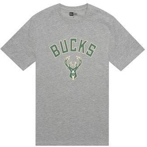 IMBRACAMINTE BARBATI NEW ERA Tricou Team Logo Tee Milwaukee Bucks Gri - vgeneration.ro