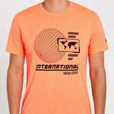 tricou portocaliu new era