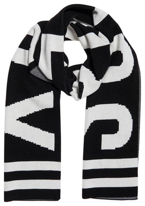 ACCESORII FEMEI SUPERDRY Fular Superdry Urban Logo Scarf Negru - vgeneration.ro