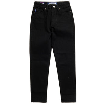 Pantaloni Blug High Slim Taper Negru-PANTALONI-SUPERDRY--Vgeneration.ro