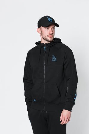 Hanorac New Era Mlb Nights Fz Hoody Los Angeles Dodgers Negru