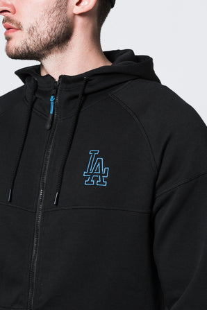 Hanorac New Era Mlb Nights Fz Hoody Los Angeles Dodgers Negru