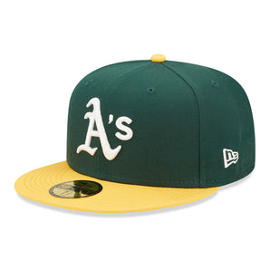 Șapcă New Era 59Fifty Authentic Performance Oakland Athletics Home Fixă Verde