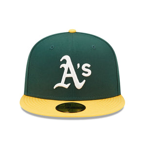 Șapcă New Era 59Fifty Authentic Performance Oakland Athletics Home Fixă Verde