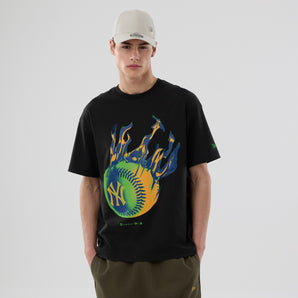 Tricou New Era On Fire New York Yankees