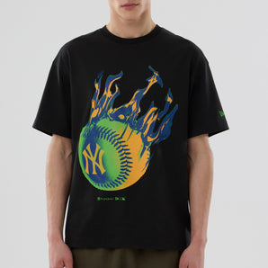 Tricou New Era On Fire New York Yankees
