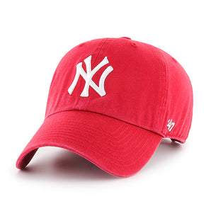 Șapcă 47 Brand Ny Yankees Mlb Clean Up Roșie
